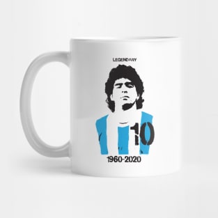 Memory Diego Maradona 10 Hand Of God Legendary 1960-2020 Mug